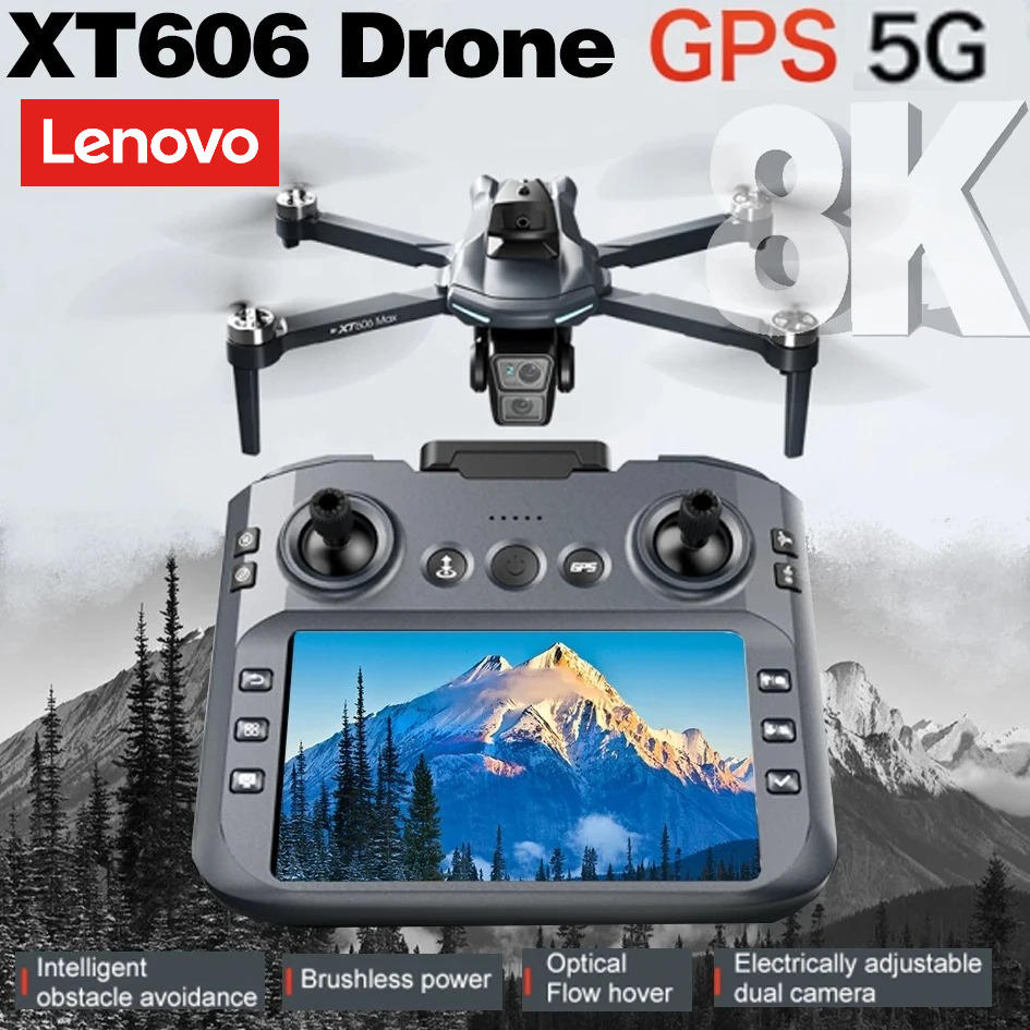Drone Mapping - Lenovo XT606 Drone Professional 8K HD