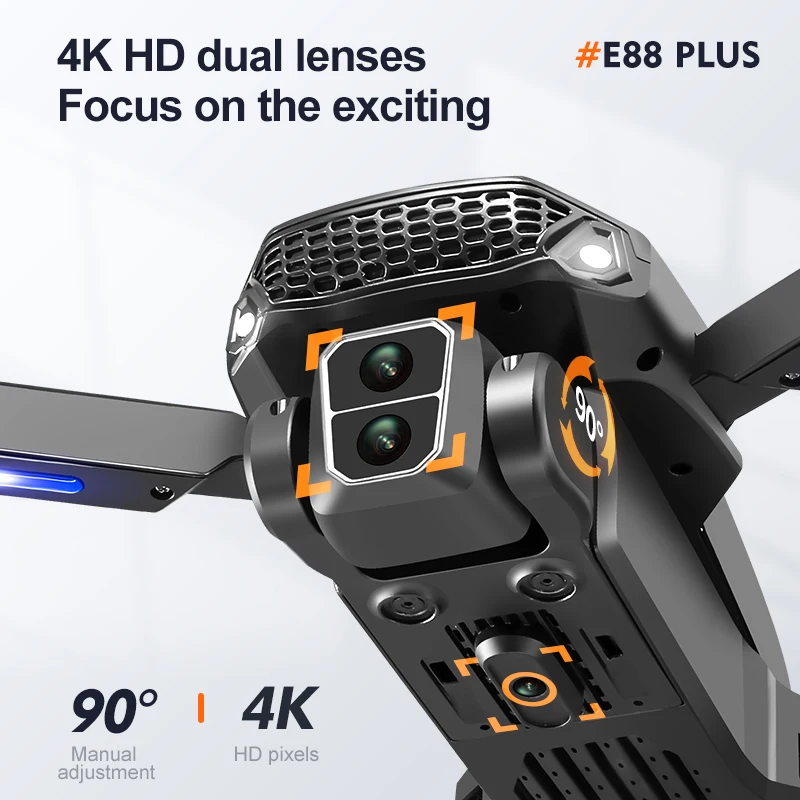 New E88 Plus Quadcopter Drone: - Drone Lidar incelemesi ve fiyatı