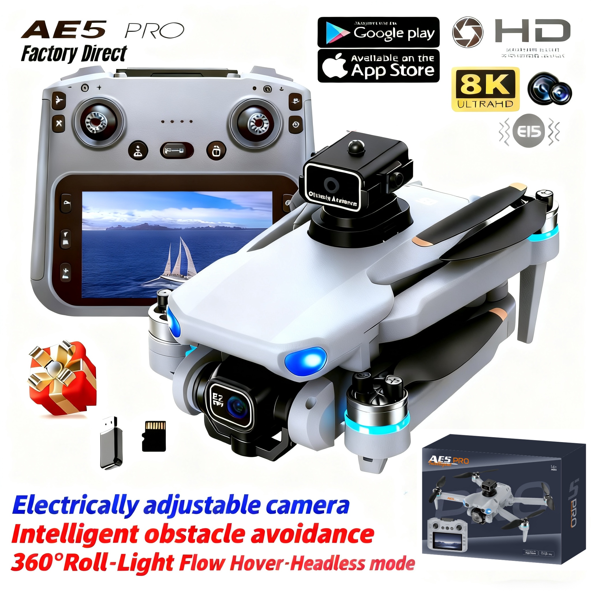 2026 New AE5 Pro Drone 8K HD 4 - Drone Multispectral incelemesi ve fiyatı
