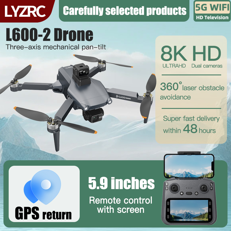 LYZRC L600-2 MAX GPS Drone 3-A - Drone Mapping incelemesi ve fiyatı